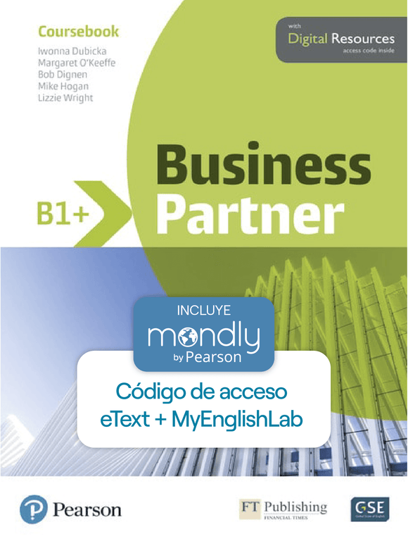 Bundle BUSINESS PARTNER B1+ (Código de acceso eText + MyEnglishLab + Mondly by Pearson) - ARG1292362601