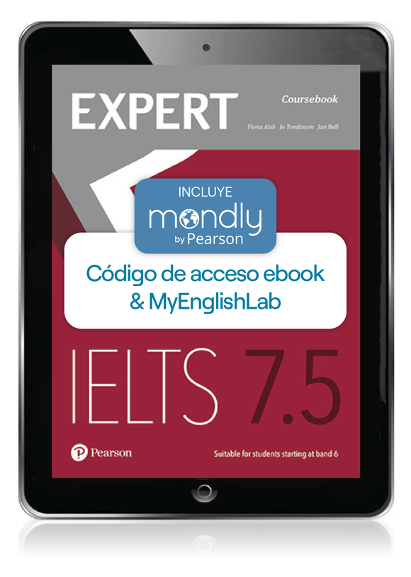 Bundle EXPERT IELTS 7.5 Digital Access Code  ETEXT + MEL SOAC + Mondly by Pearson - ARG1292185910