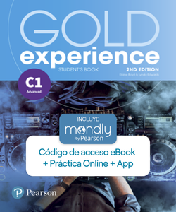 Bundle Gold Experience 2º Edición C1 (Código de acceso eBook, práctica online,App, Mondly by Pearson) - ARG1292195087