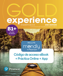 Bundle Gold Experience 2º Edición B1+ (Código de acceso eBook, práctica online, App, Mondly by Pearson) - ARG1292194691