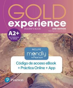 Bundle Gold Experience 2º Edición A2+ (Código de acceso eBook, práctica online,App, Mondly by Pearson) - ARG1292194431