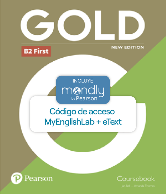 Bundle Gold B2  NEW EDITION | (Código de acceso MyEnglishLab + eText + Mondly by Pearson) - ARG1292202525