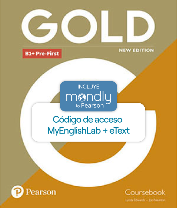 Bundle GOLD B1+ PRE-FIRST NEW EDITION (Código de acceso MyEnglishLab + eText + Mondly by Pearson) - ARG1292202556