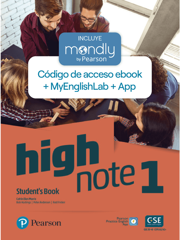 Bundle High Note - Nivel 1 - Código de acceso ebook, MyEnglishLab & App & Mondly by Pearson - ARG1292209265