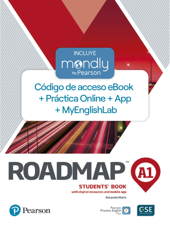 Bundle ROADMAP A1 (Código de acceso eBook + MyEnglishLab + App + Práctica Online + Mondly by Pearson) - ARG1292356730