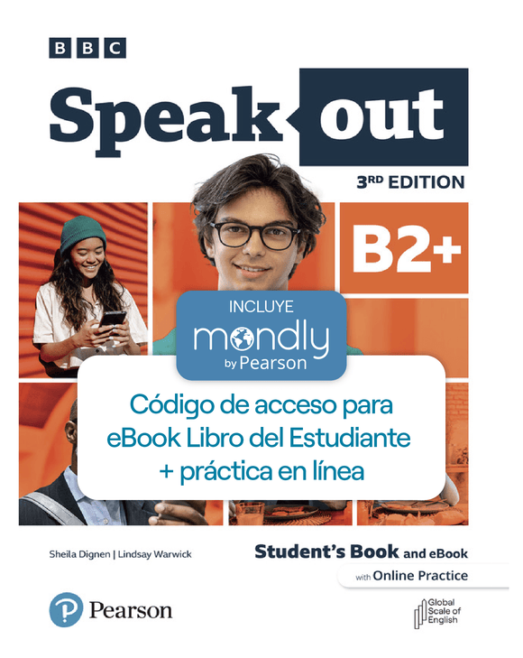 Bundle SPEAKOUT 3ª ed - Nivel B2+ - Código de acceso Libro del alumno + Práctica Online + Mondly by Pearson - ARG1292407562