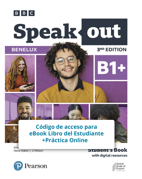 SPEAKOUT 3ª ed - Nivel B1+ - Código de acceso Libro del alumno + Práctica Online - 9781292407579