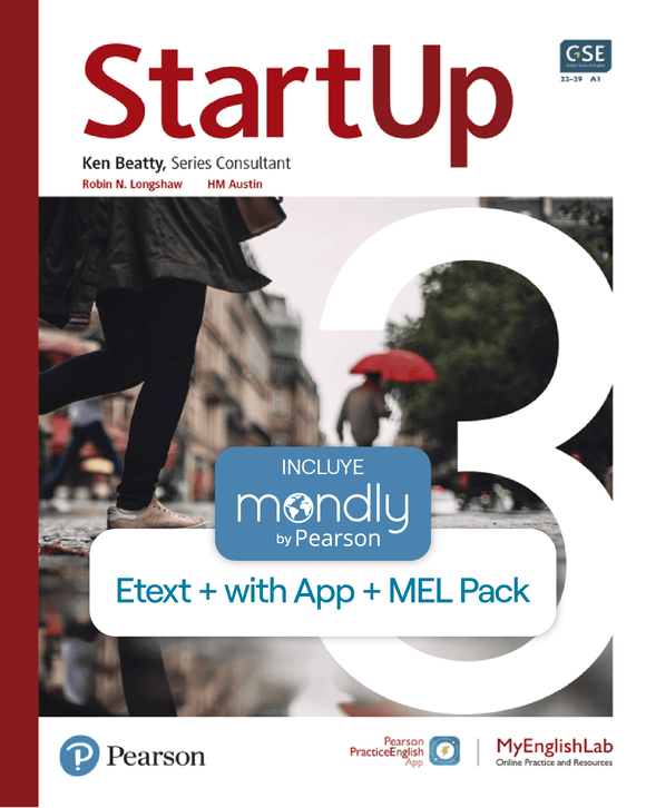 Bundle STARTUP Nivel 3  (Código de acceso Flipbook + APP + MyEnglishLanb + Mondly by Pearson) ISBN ARG0136890904