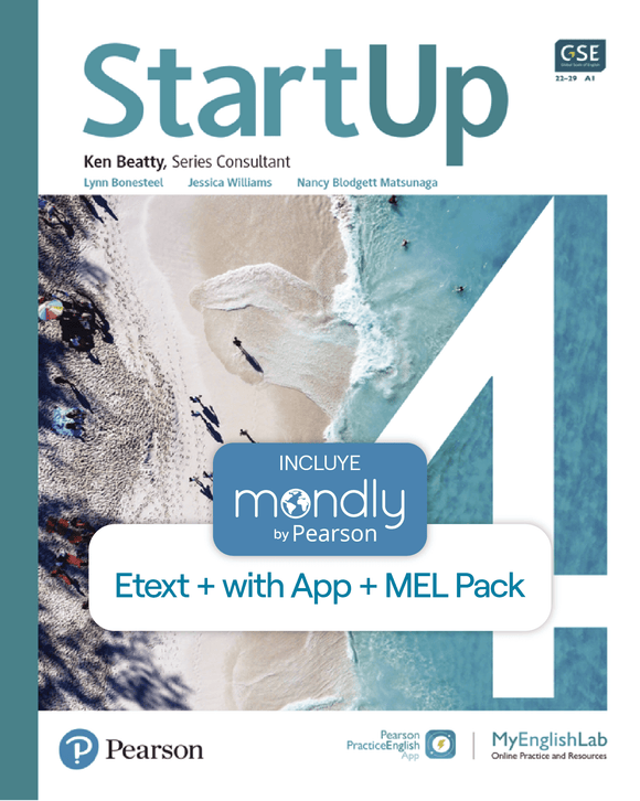 Bundle STARTUP Nivel 4  (Código de acceso Flipbook + APP + MyEnglishLab + Mondly by Pearson)  ISBN ARG0136890836