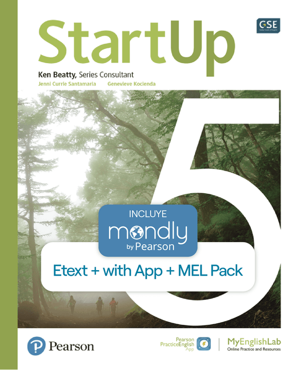 Bundle STARTUP Nivel 5  (Código de acceso Flipbook + APP + MyEnglishLab + Mondly by Pearson)  ISBN ARG0136890720