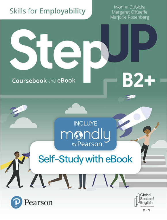 Bundle Código de acceso Step Up, Skills for Employability Self-Study + eBook Nivel B2+ & Mondly by Pearson ARG0137473359