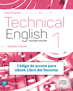 Technical English Nivel 1 - Código de acceso eBook Libro del docente (9781292424545)