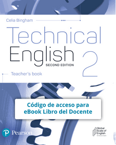 Technical English Nivel 2 - Código de acceso eBook Libro del docente (9781292424552)