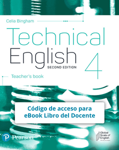 Technical English Nivel 4 - Código de acceso eBook Libro del docente (9781292424576)