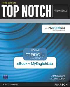 Bundle TOP NOTCH, FUNDAMENTALS 3º edición (Código de acceso eBook + MyEnglishLab, Mondly by Pearson) ARG0135692141