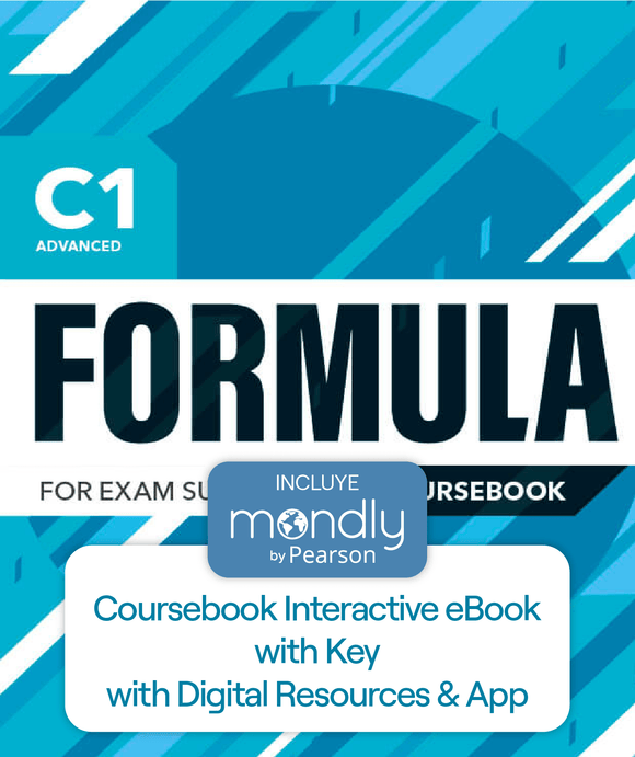 Bundle Formula C1 Advanced Coursebook Interactive eBook with Key & Digital Resources & App & Mondly by Pearson - ARG1292376509