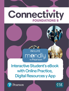 Bundle Connectivity Foundations B - Código de acceso Interactive Student's eBook with Online Practice, Digital Resources y App y Mondly by Pearson - ARG0137203185