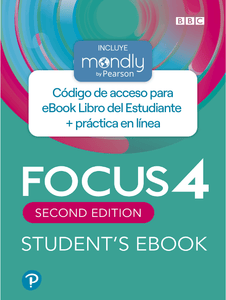 Bundle Focus 2da Edición Level 4 - Inglés Británico - Código de acceso para eBook Libro del Estudiante + práctica en línea + Mondly by Pearson - ARG1292234076