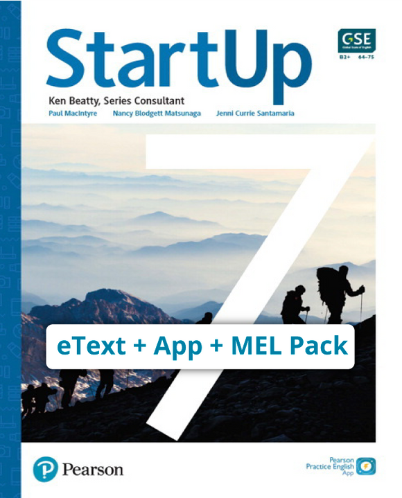 STARTUP Nivel 7  (Código de acceso Flipbook + APP + MyEnglishLanb)  ISBN 9780136890676