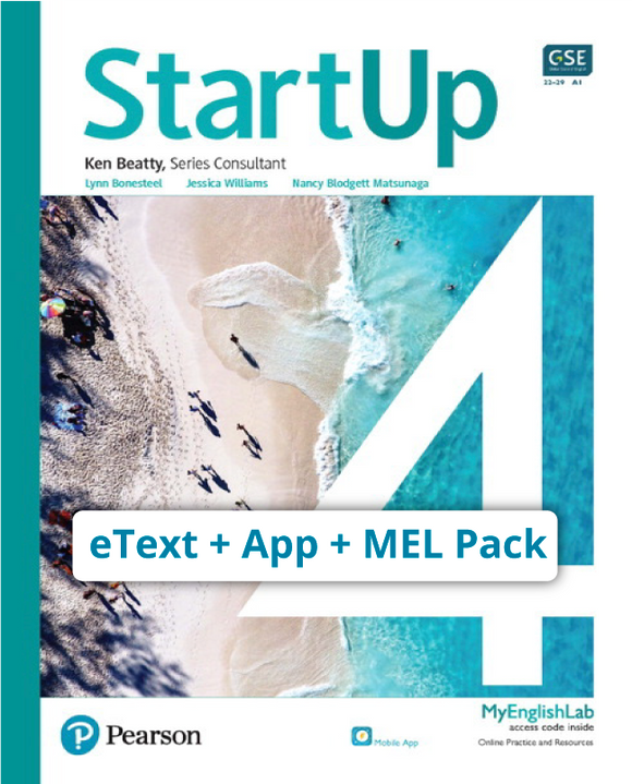 STARTUP Nivel 4  (Código de acceso Flipbook + APP + MyEnglishLanb)  ISBN 9780136890836