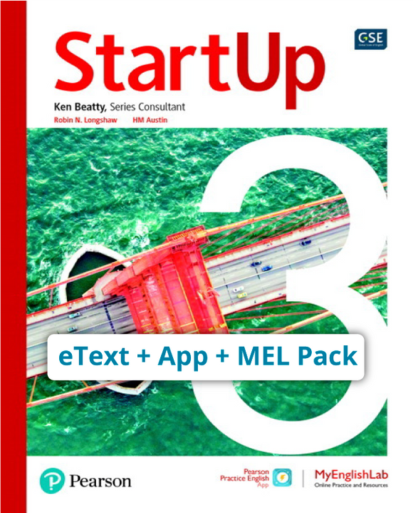 STARTUP Nivel 3  (Código de acceso Flipbook + APP + MyEnglishLanb) ISBN 9780136890904
