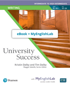 University Success Writing Intermediate to High-Intermediate (Código de acceso ebook + MyEnglishLab) - 9780136916727