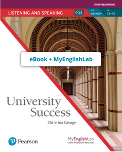 University Success Listening/Speaking High-Beginning (Código de acceso ebook + MyEnglishLab) - 9780136918189