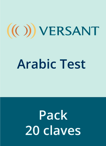 Versant Arabic Test  (PACK X 20 CÓDIGOS)