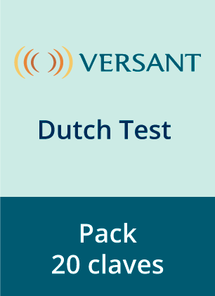 Versant Dutch Test  (PACK X 20 CÓDIGOS)
