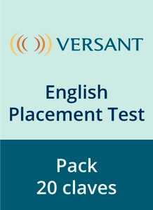 Versant English Placement Test   (PACK X 20 CÓDIGOS)