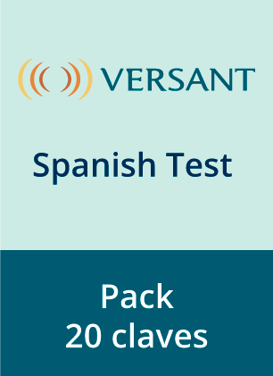 Versant Spanish Test  (PACK X 20 CÓDIGOS)