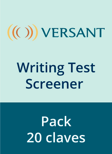 Versant Writing Test - Screener (PACK X 20 CÓDIGOS)