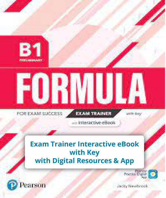 Formula B1 Preliminary Exam Trainer Interactive eBook with Key & Digital Resources & App - 9781292376530