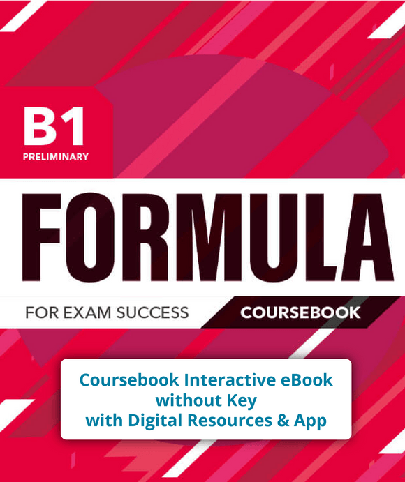 Formula B1 - Preliminary Coursebook Interactive eBook without Key & Digital Resources & App - 9781292376516