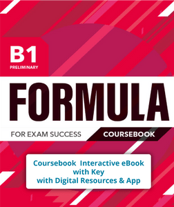 Formula B1 Preliminary - Coursebook Interactive eBook with Key & Digital Resources & App - 9781292376493