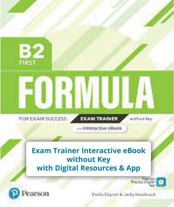 Formula B2 Exam Trainer Interactive eBook without Key & Digital Resources & App - 9781292376417