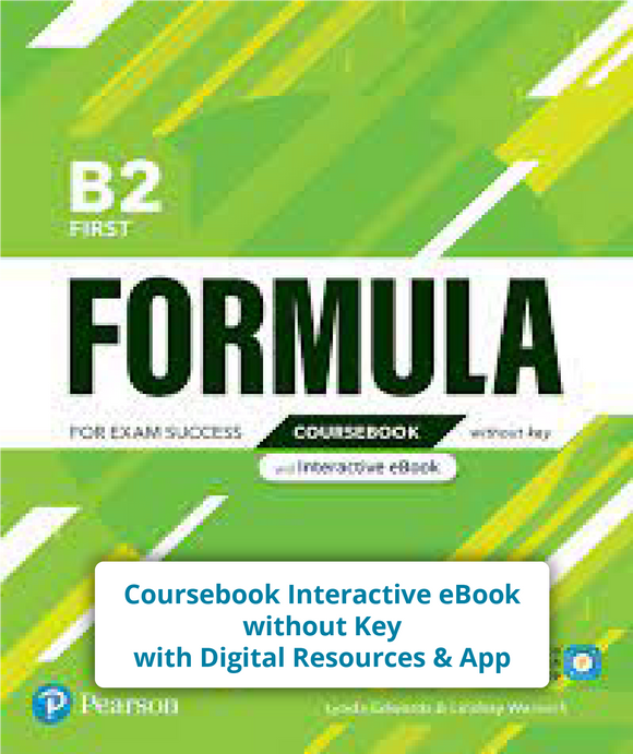 Formula B2 First Coursebook Interactive eBook without key with Digital Resources & App - 9781292376400