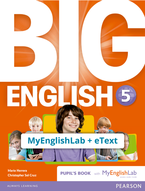 BIG ENGLISH 5 Inglés Británico (Código de acceso MyEnglishLab + ETEXT) - 9781447972624