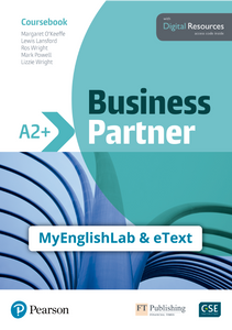BUSINESS PARTNER A2+ (Código de acceso eText + MyEnglishLab) | 9781292362595