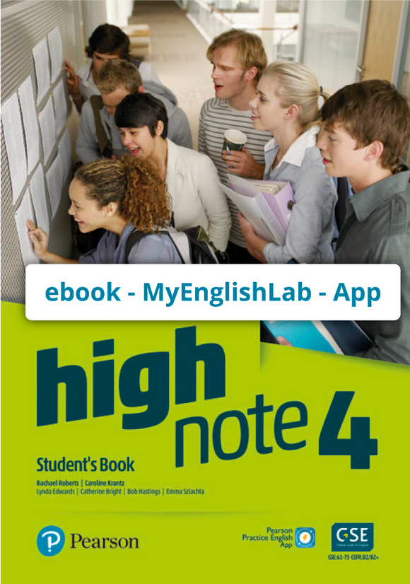 High Note - Nivel 4 - Código de acceso ebook, MyEnglishLab & App - 9781292209715