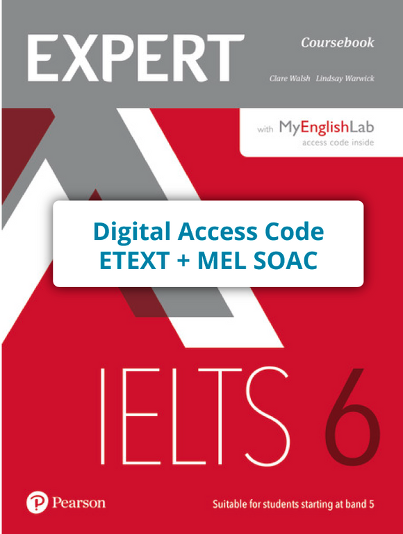 EXPERT IELTS 6 Digital Access Code  ETEXT + MEL SOAC - 9781292368122