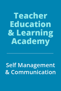 Teacher Education & Learning Academy - Self Management & Communication - 9781292258652