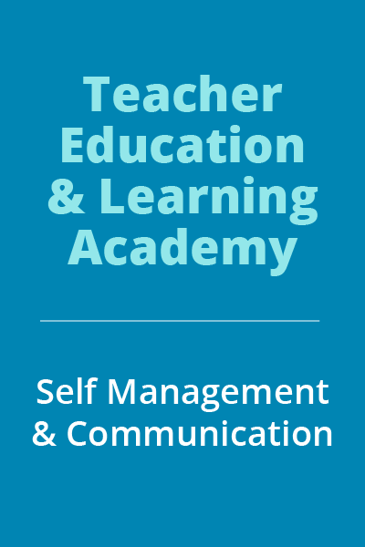 Teacher Education & Learning Academy - Self Management & Communication - 9781292258652