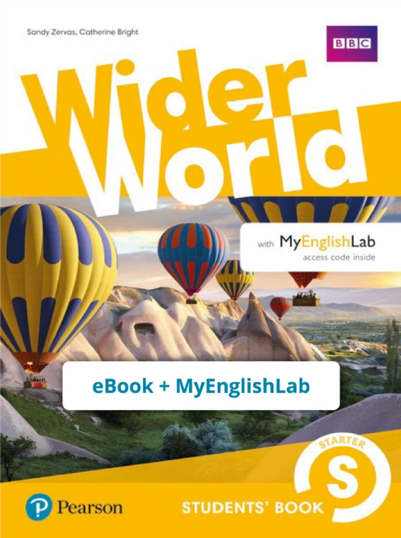 WIDER WORLD Starter (Código de acceso eText + MyEnglishLab) 9781292107400